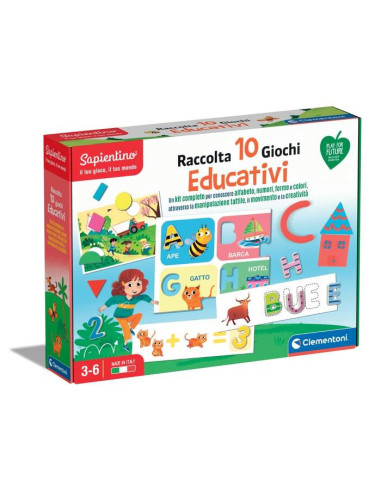 Clementoni RACCOLTA 10 GIOCHI EDUCATIVI