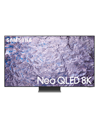 Samsung Series 8 TV QE65QN800CTXZT Neo QLED 8K, Smart TV 65" Processore Neural Quantum 8K, Dolby Atmos e OTS+, Titan Black 2023