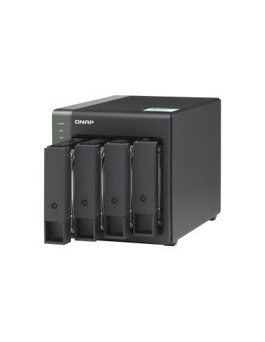 QNAP TS-431KX-2G server NAS e di archiviazione Tower Annapurna Labs Alpine AL-214 2 GB DDR3 0 TB QNAP Turbo System Nero