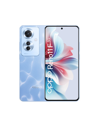 OPPO Reno Reno11 F 5G Smartphone, AI Tripla fotocamera 64+8+2MP, Selfie 32MP, Display 6.7” 120HZ AMOLED FHD+, 5000mAh, RAM